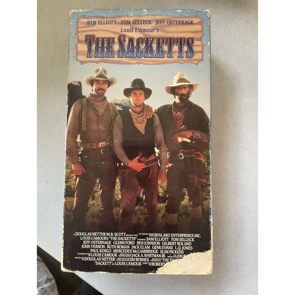 The Sacketts VHS Tape - Warner Home Video - Western Movie